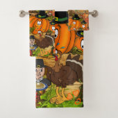 Bathroom-handdoekjes Happy Thanksgiving Day Bad Handdoek (Insitu)