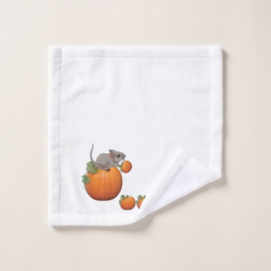 Bathroom handdoekjes met pompoenen bad handdoek (Wasdoekje)
