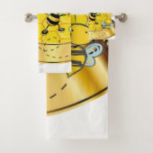Bathroom Handdoekjes Stelt Bumblebee Witte Dagen i Bad Handdoek (Insitu)