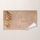 Bathroom Handdoekset Tarwe op Burlap Sack Country  Bad Handdoek (Handdoek)