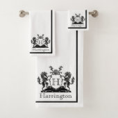 Bathroom-handdoekset van Royal Horse Crest Bad Handdoek (Insitu)