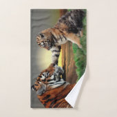 Bathroom-handdoekset van tijger en Cub Digital Edi Bad Handdoek (Handdoek)
