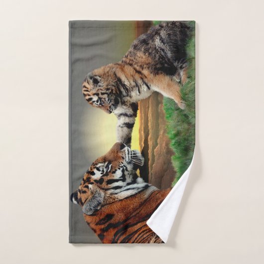 Bathroom-handdoekset van tijger en Cub Digital Edi Bad Handdoek (Handdoek)