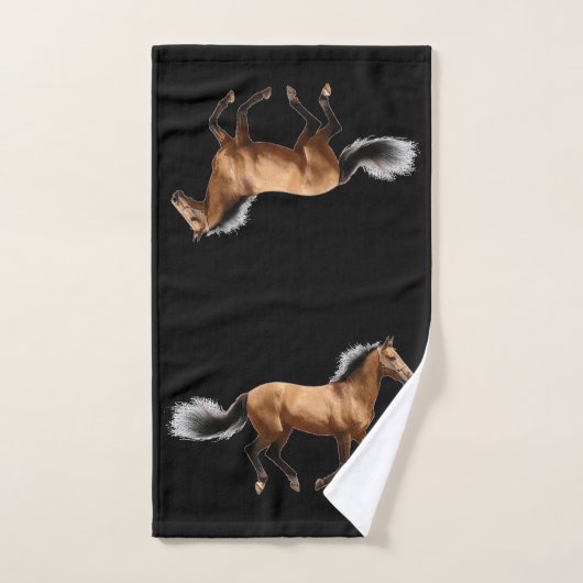 Bathroom-handdoekset voor bruine paarden bad handdoek (Handdoek)