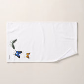 Bathroom-handdoekset voor vlinderpatroonpatroon bad handdoek (Handdoek)