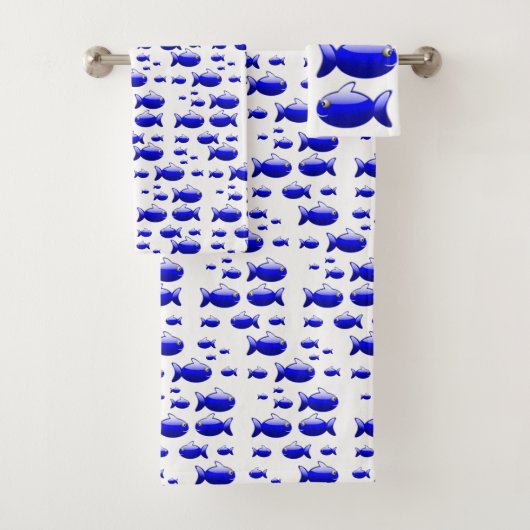 Bathroom-handdoeksets Vissen Bad Handdoek (Insitu)