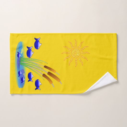 Bathroom-handdoeksets Vissen Bad Handdoek (Handdoek)