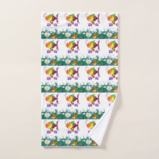 Bathroom-handdoeksets Vissen Bad Handdoek (Handdoek)