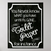 Bathroom Humor-alkbordbord Poster (Voorkant)