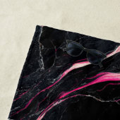 Bathroom Interior Design Home Black Glitter Marble Strandlaken (In situ)