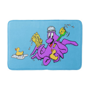 Bathroom Octopus  Bath Mat