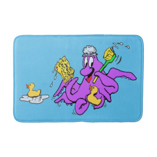 Bathroom Octopus Bath Mat (Voorkant)