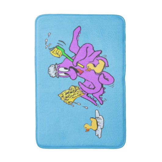 Bathroom Octopus Bathmat Badmat (Voorkant Verticaal)