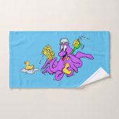 Bathroom Octopus Cartoon Bath Towel Set Bad Handdoek (Handdoek)