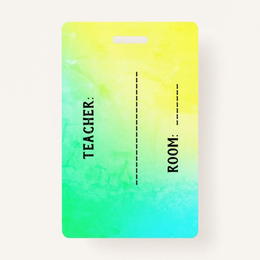 Bathroom Pass Badge (Achterkant)