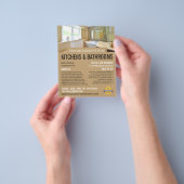 Bathroom Portret, keuken en badkamer Fitter Flyer (Hand)