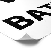 Bathroom Poster Moderne Wall Art (Hoek)