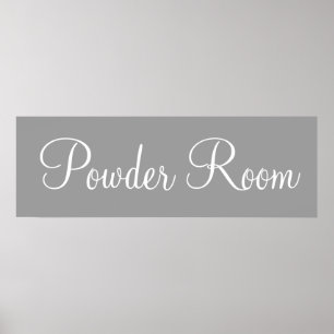 Bathroom Powder Room Wall Art Poster Afdrukdecor