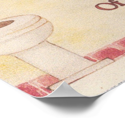 Bathroom-regels Poster (Hoek)