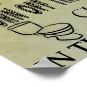 Bathroom Rules Subway Art Poster (Hoek)