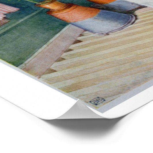 Bathroom Scene - Lisbeth, pub. in 'Lasst Licht Hin Poster (Hoek)