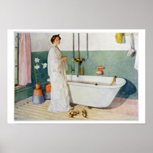 Bathroom Scene - Lisbeth, pub. in 'Lasst Licht Hin Poster