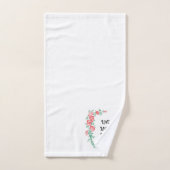 Bathroom set Live Laugh Love Guest Bathroom Bad Handdoek (Handdoek)