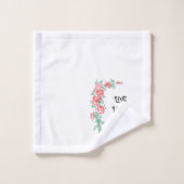 Bathroom set Live Laugh Love Guest Bathroom Bad Handdoek (Wasdoekje)