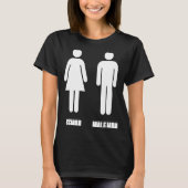 Bathroom Sign   Engrish Bad Translation T-shirt (Voorkant)