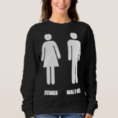 Bathroom Sign   Engrish Bad Translation Trui (Voorkant)