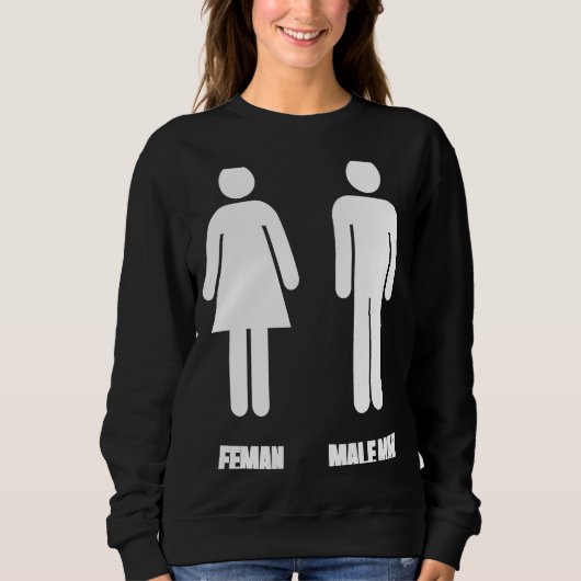 Bathroom Sign   Engrish Bad Translation Trui (Voorkant)