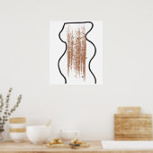 Bathroom Toilet Paper-Humor Poster (Keuken)