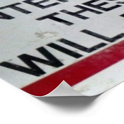 Bathroom Toilet Rules and Warning Poster (Hoek)