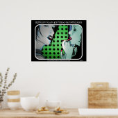 'Bathroom Touch-ups & Disco-tech Attractions' Post Poster (Keuken)