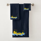 Bathroom Towel Duck Bad Handdoek (Insitu)