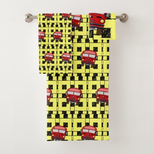 Bathroom Towel Set Bad Handdoek (Insitu)