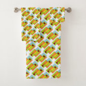 Bathroom Towel set Bad Handdoek (Insitu)