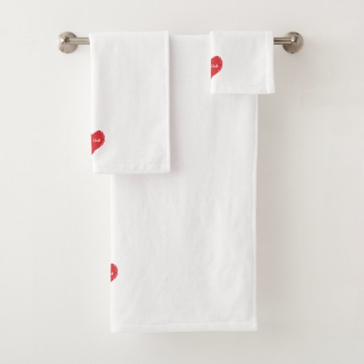 Bathroom Towel set Bad Handdoek (Insitu)