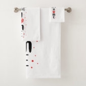Bathroom Towel set Bad Handdoek (Insitu)