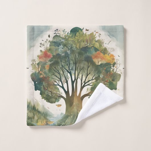 Bathroom Towel set Bad Handdoek (Wasdoekje)