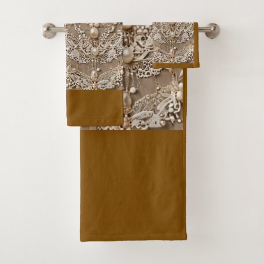 Bathroom Towel Set Bad Handdoek (Insitu)