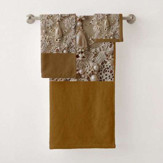 Bathroom Towel Set Bad Handdoek (Insitu)