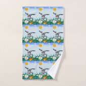 Bathroom Towel Set Bird Bad Handdoek (Handdoek)