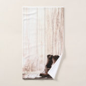 Bathroom Towel Set boots Land western wij Bad Handdoek (Handdoek)