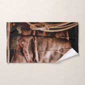 Bathroom Towel set Cowboy Boots Barn Wood Rustisch Bad Handdoek (Handdoek)