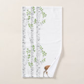 Bathroom Towel Set Deer Doe Buck Hunting Bad Handdoek (Handdoek)