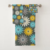 Bathroom Towel Set, Grijze Dagen Bad Handdoek (Insitu)