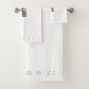 Bathroom Towel Set Juego Toallon y Toalla Bad Handdoek