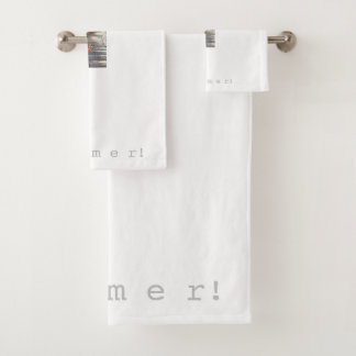 Bathroom Towel Set Juego Toallon y Toalla Bad Handdoek