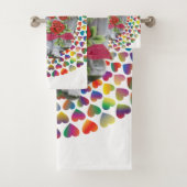 Bathroom Towel Set Valentijnsdag, Angel Bad Handdoek (Insitu)